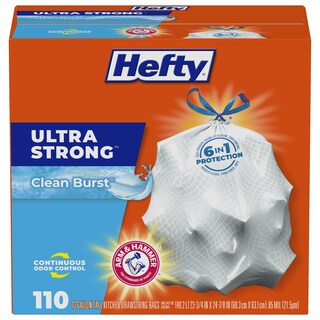 Foto 1 | Foto 1 | Bolsas De Basura Hefty Ultra Strong  49 L  110 Bolsas Clean Burst - Venta Internacional.
