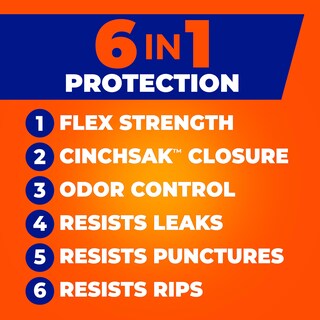 Foto 3 | Foto 3 | Bolsas De Basura Hefty Ultra Strong  13 Galones  110 Bolsas  Rosas - Venta Internacional.