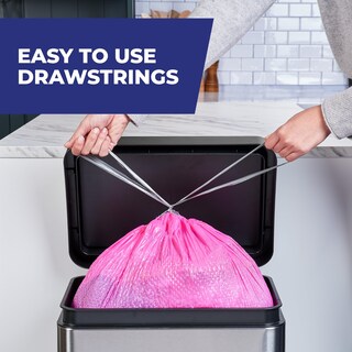 Foto 5 | Foto 5 | Bolsas De Basura Hefty Ultra Strong  13 Galones  110 Bolsas  Rosas - Venta Internacional.