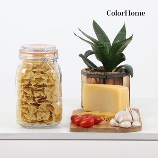 Foto 2 | Foto 2 | 6 Frascos Herméticos de Vidrio ColorHome 1,5 L