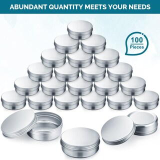 Foto 3 | Foto 3 | Envases De Aluminio Honeydak De 120 Ml Con Tapas, Latas Metálicas, 100 Unidades - Venta Internacional.