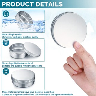 Foto 4 | Foto 4 | Envases De Aluminio Honeydak De 120 Ml Con Tapas, Latas Metálicas, 100 Unidades - Venta Internacional.
