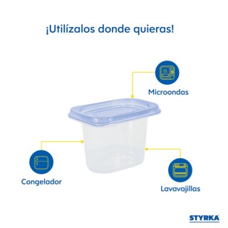 Foto 5 | Foto 5 | Set 60 Contenedores De Plástico Styrka 120 Piezas Con Tapa Diferentes Tamaños