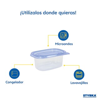 Foto 5 | Foto 5 | Set 15 Contenedores De Plástico Styrka 30 Piezas Con Tapa Diferentes Tamaños