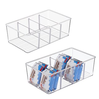 Foto 1 | Foto 1 | Cubos Organizadores De Almacenamiento De Alimentos Vtopmart, Paquete De 2, Plástico Transparente - Venta Internacional.