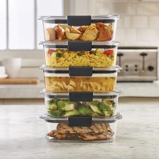 Foto 6 | Foto 6 | Contenedores De Almacenamiento De Alimentos Rubbermaid Brilliance 3.2 L, Juego De 5 - Venta Internacional.