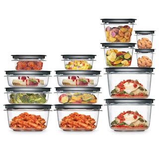 Foto 2 | Foto 2 | Recipientes Rubbermaid Para Almacenamiento De Alimentos, 28 Piezas, Transparentes Y Grises - Venta Internacional.