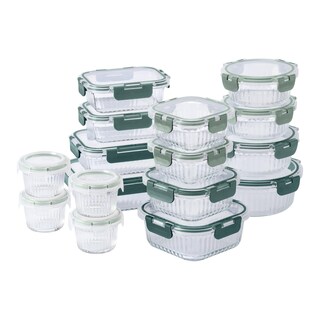 Foto 1 | Foto 1 | Set De Recipientes Para Comida Cook With Color Premium, 32 Unidades Vidrio Borosilicato - Venta Internacional.
