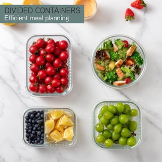 Foto 5 | Foto 5 | Set De Recipientes Para Comida Cook With Color Premium, 32 Unidades Vidrio Borosilicato - Venta Internacional.