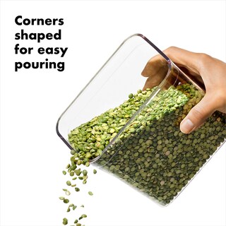 Foto 4 | Foto 4 | Recipiente Oxo Steel Pop Big Short Square De 2,6 L Para Cereales, Color Gris - Venta Internacional.