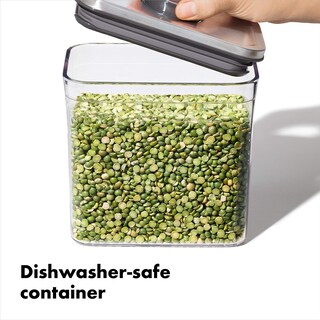 Foto 5 | Foto 5 | Recipiente Oxo Steel Pop Big Short Square De 2,6 L Para Cereales, Color Gris - Venta Internacional.