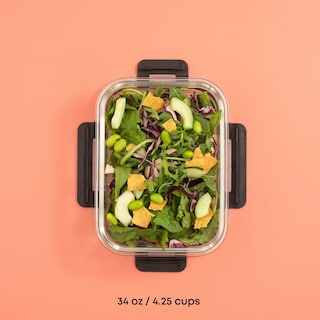 Foto 4 | Foto 4 | Recipientes De Vidrio Para Almacenar Alimentos Joyjolt, Paquete De 5, 1 L, Herméticos - Venta Internacional.