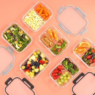 Foto 7 | Foto 7 | Recipientes De Vidrio Para Almacenar Alimentos Joyjolt, Paquete De 5, 1 L, Herméticos - Venta Internacional.