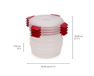 Foto 5 | Foto 5 | Juego De Recipientes Para Almacenamiento De Alimentos Joseph Joseph Nest Lock, 8 Piezas - Venta Internacional.