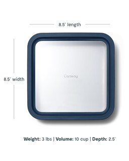 Foto 3 | Foto 3 | Recipiente De Vidrio De Alcaravea De 2.4 L Para Almacenamiento De Alimentos Con Revestimiento Cerámico - Venta Internacional.