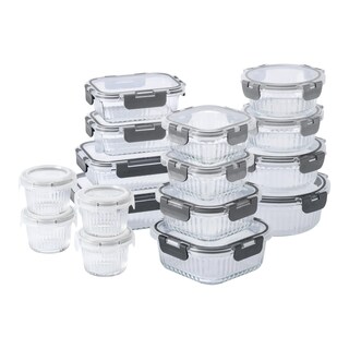 Foto 1 | Foto 1 | Set De Recipientes Para Comida Cook With Color Premium, 32 Unidades Vidrio Borosilicato - Venta Internacional.