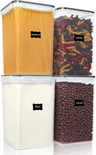Foto 1 | Foto 1 | Contenedores De Almacenamiento De Alimentos Vtopmart, Extra Grandes Y Altos, 6,5 L, 4 Unidades - Venta Internacional.