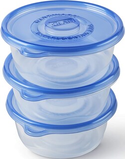Foto 5 | Foto 5 | Recipientes De Almacenamiento De Alimentos Glad, Paquete De 6, 3 Unidades, 48 Oz, Herméticos - Venta Internacional.