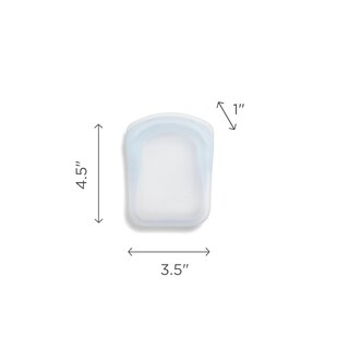Foto 6 | Foto 6 | Bolsas De Almacenamiento De Alimentos Stasher Premium Silicone, 4 Ml, Transparentes Y Aguamarinas - Venta Internacional.