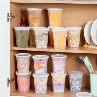 Foto 7 | Foto 7 | Contenedores De Comida Aozita, 40 Juegos De Charcutería De Plástico De 950 Ml Con Tapas - Venta Internacional.