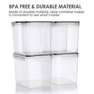 Foto 7 | Foto 7 | Recipientes De Almacenamiento De Alimentos Vtopmart Herméticos, 6 Piezas, Sin Bpa - Venta Internacional.