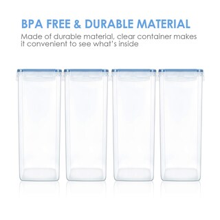 Foto 3 | Foto 3 | Contenedores De Almacenamiento De Alimentos Vtopmart, Extra Grandes Y Altos, 6,5 L, 4 Unidades - Venta Internacional.