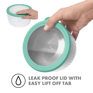 Foto 2 | Foto 2 | Recipiente De Plástico Para Preparar, Almacenar Y Servir Para Oggi De 4 Litros Con Tapa Transparente - Venta Internacional.