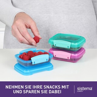 Foto 4 | Foto 4 | Recipientes De Almacenamiento De Alimentos Sistema Lunch Collection, 200 Ml, 3 Unidades - Venta Internacional.