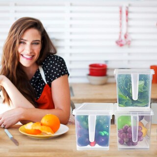 Foto 7 | Foto 7 | Recipientes De Almacenamiento De Verduras Silivo Lettuce Keeper 4,5 L (paquete De 3) - Venta Internacional.