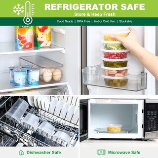 Foto 5 | Foto 5 | Contenedores De Comida Aozita 36 Juegos De Plástico De 240 Ml Con Tapas - Venta Internacional.