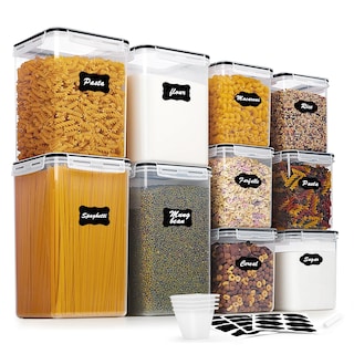 Foto 1 | Foto 1 | Recipiente De Almacenamiento De Alimentos Vtopmart, Harina Y Azúcar, 10 Unidades, Sin Bpa - Venta Internacional.