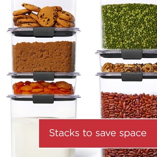 Foto 6 | Foto 6 | Set De Recipientes Para Almacenamiento De Alimentos Rubbermaid Brilliance Pantry - Venta Internacional.