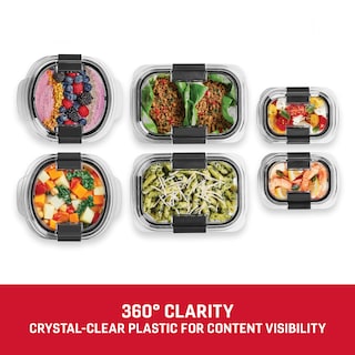 Foto 5 | Foto 5 | Contenedores De Almacenamiento De Alimentos Rubbermaid Brilliance, Juego De 12 Piezas - Venta Internacional.