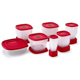 Foto 2 | Foto 2 | Recipientes Rubbermaid Para Almacenamiento De Alimentos, 60 Unidades, Rojos, Sin Bpa - Venta Internacional.
