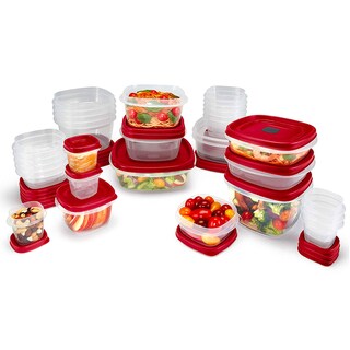 Foto 3 | Foto 3 | Recipientes Rubbermaid Para Almacenamiento De Alimentos, 60 Unidades, Rojos, Sin Bpa - Venta Internacional.