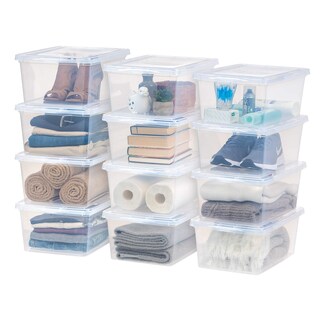 Foto 1 | Foto 1 | Caja De Almacenamiento Iris Usa De 17 Cuartos De Galón De Plástico Transparente Sin Bpa, Paquete De 12 - Venta Internacional.