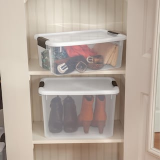 Foto 6 | Foto 6 | Caja De Almacenamiento Sterilite Ultra Latch De 18 Litros, Apilable, Paquete De 12 Unidades, Transparente - Venta Internacional.