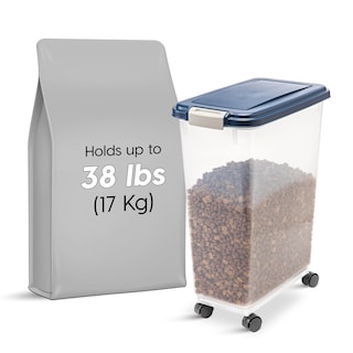 Foto 2 | Foto 2 | Recipiente De Almacenamiento De Comida Iris Usa Hermético De 38 Kg Para Perros, Gatos Y Pájaros - Venta Internacional.