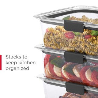 Foto 6 | Foto 6 | Contenedores De Almacenamiento De Alimentos Rubbermaid Brilliance, Juego De 24 Piezas - Venta Internacional.