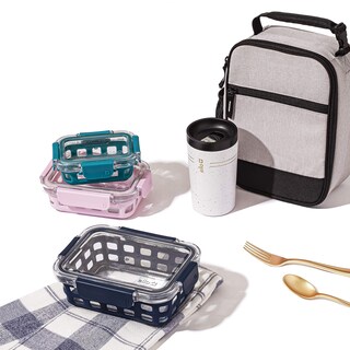 Foto 4 | Foto 4 | Recipiente De Vidrio Para Almacenamiento De Alimentos Ello Duraglass 1.2 L Con Tapa - Venta Internacional.