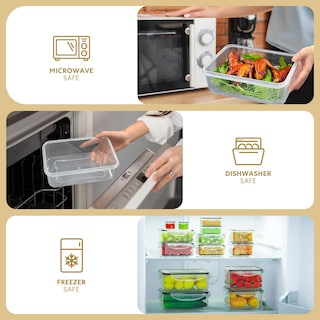 Foto 5 | Foto 5 | Recipientes De Almacenamiento De Alimentos Hometall, 50 Piezas, Herméticos, Sin Bpa - Venta Internacional.