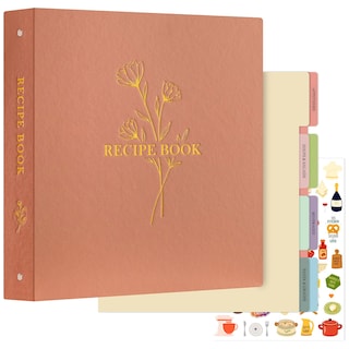 Foto 1 | Foto 1 | Carpeta De Recetas Lanpn Impermeable Con 60 Fundas De Plástico Para 116 Recetas - Venta Internacional.