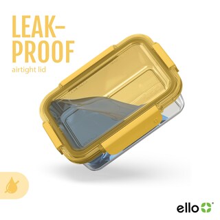 Foto 4 | Foto 4 | Set De Almacenamiento De Alimentos Ello Color Lock, 20 Piezas De Vidrio Con Tapas De Plástico - Venta Internacional.