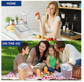 Foto 5 | Foto 5 | Contenedores Para Cocina Con Tapa Hermética Set De 5