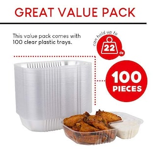 Foto 2 | Foto 2 | Bandejas Para Nachos Stock Your Home De Plástico De 660 Ml (paquete De 100) - Venta Internacional.