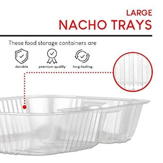 Foto 3 | Foto 3 | Bandejas Para Nachos Stock Your Home De Plástico De 660 Ml (paquete De 100) - Venta Internacional.