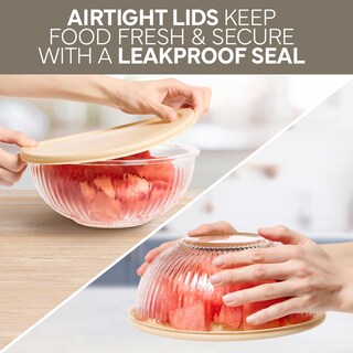 Foto 6 | Foto 6 | Juego De Cuencos De Vidrio Para Mezclar Cook With Color  12 Unidades Con Tapas - Venta Internacional.