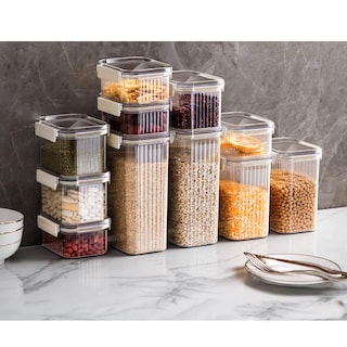 Foto 2 | Foto 2 | Set Contenedores Hermeticos De Plastico Transparente Aleissi 701427 Transparente