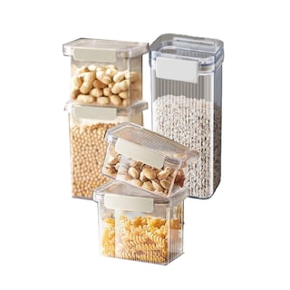 Foto 3 | Foto 3 | Set Contenedores Hermeticos De Plastico Transparente Aleissi 701427 Transparente