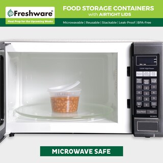 Foto 2 | Foto 2 | Recipientes De Almacenamiento De Alimentos Freshware Paquete De 48 480 Ml Y 960 Ml - Venta Internacional.